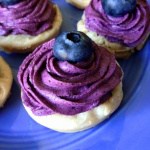 Flourless Lemon Cookies with Blueberry Whipped Cream | Pretty Pies