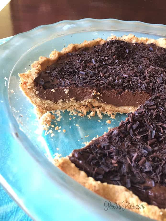 Secret Ingredient Chocolate Silk Pie | Pretty Pies {vegan, gluten-free, healthy}