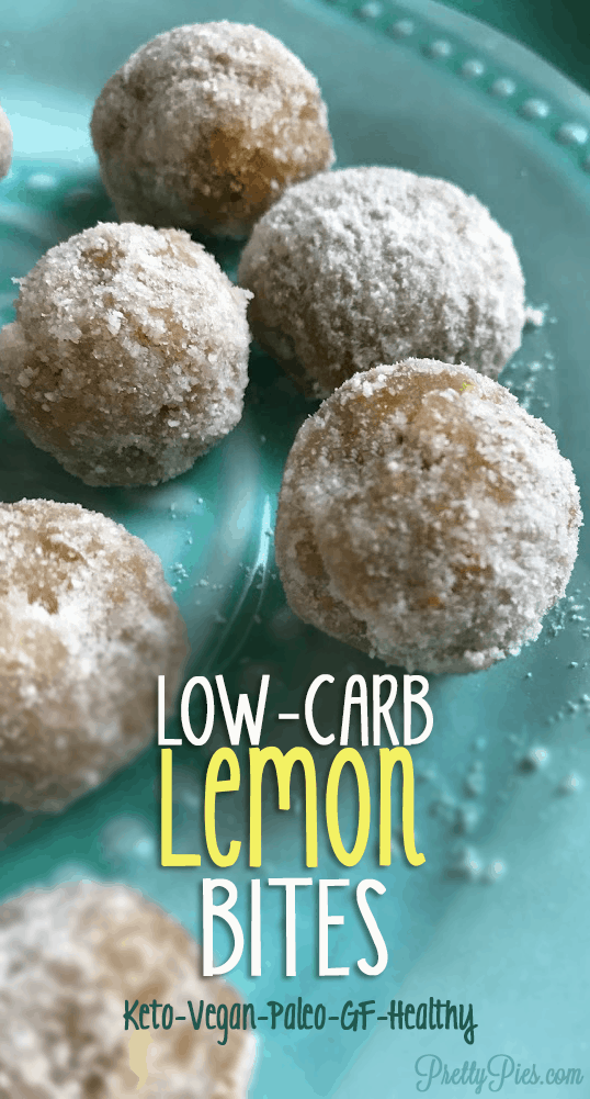 Low Carb Lemon Bites - PrettyPies.com