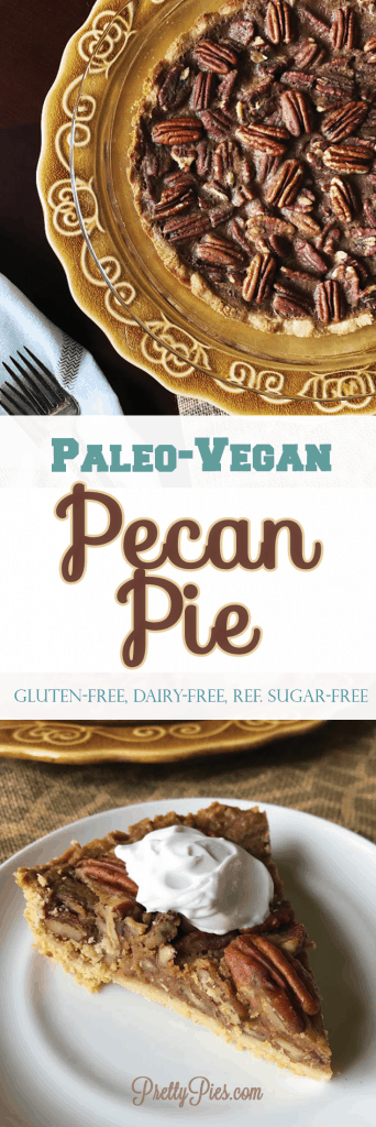 Pecan Pie {Paleo, Vegan, Gluten-Free} PrettyPies.com