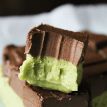 Healthy Mint Chocolate Fudge (Keto, Vegan, Paleo) - PrettyPies.com