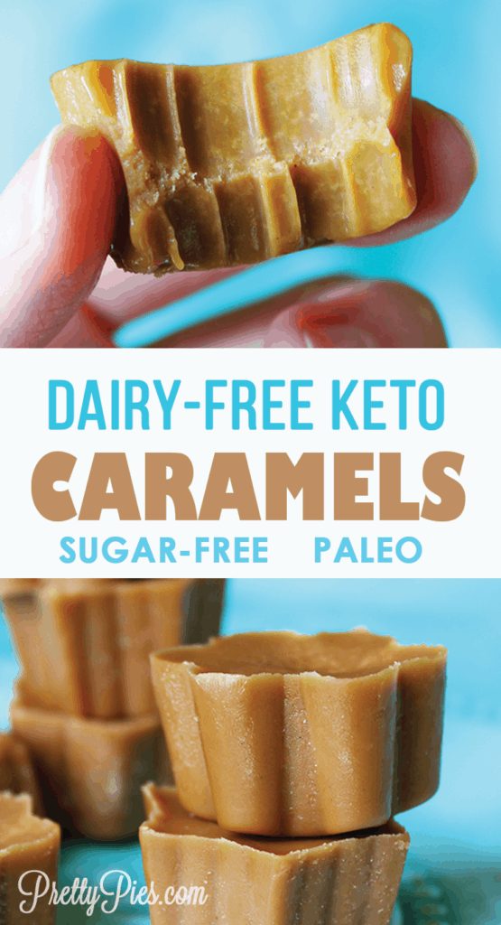 Dairy-Free Keto Caramels - PrettyPies.com