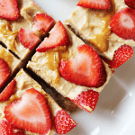 Low-Carb Peanut Butter Strawberry Squares