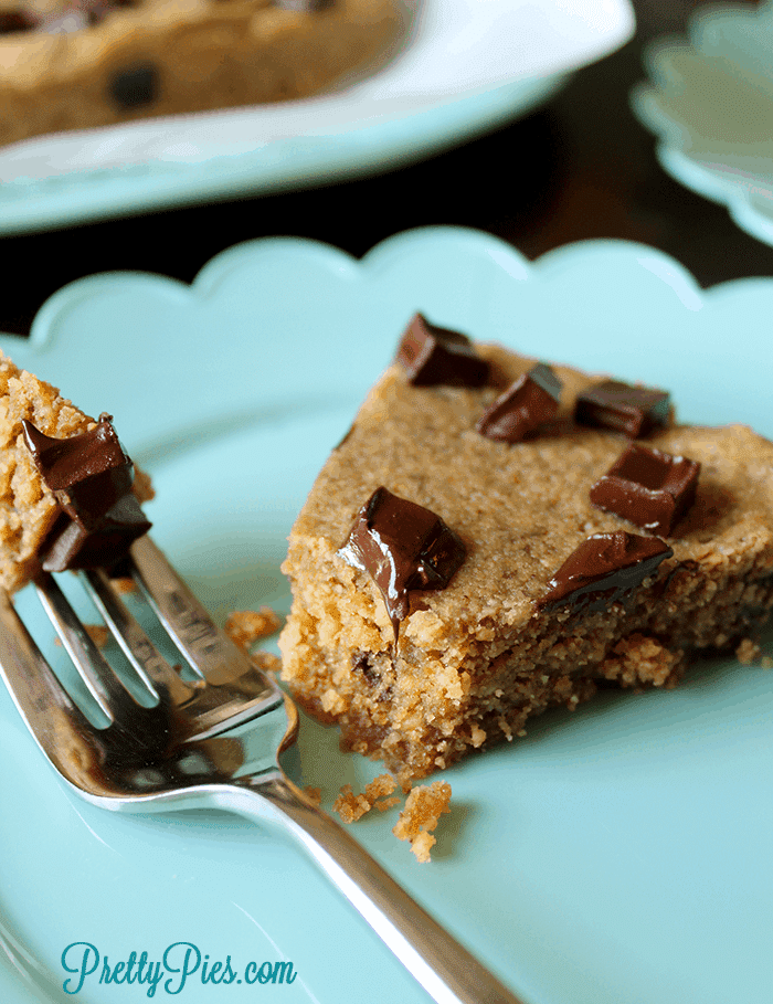 Peanut Butter Cookie Pie (Low-Carb & Vegan) PrettyPies.com