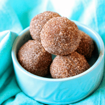 Cinnamon Sugar Donut Holes (Keto/Vegan/Paleo) PrettyPies.com