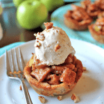Apple Pie Cookie Cups (Gluten/Dairy/Sugar-Free) PrettyPies.com