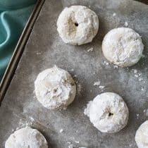 Powdered Sugar Mini Donuts (Keto, Paleo, Vegan)