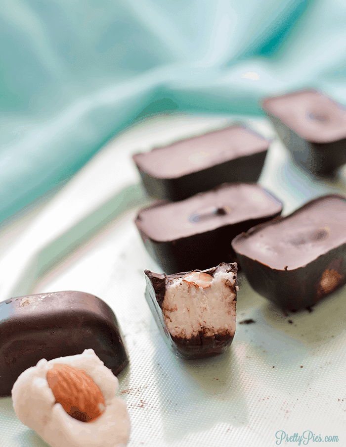 Easy Homemade Candy Bars: Almond Joy
