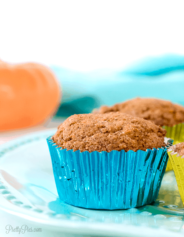 Low-Carb Paleo Pumpkin Muffins (Dairy-Free, Grain-Free, Sugar-Free, Vegan, Keto option)