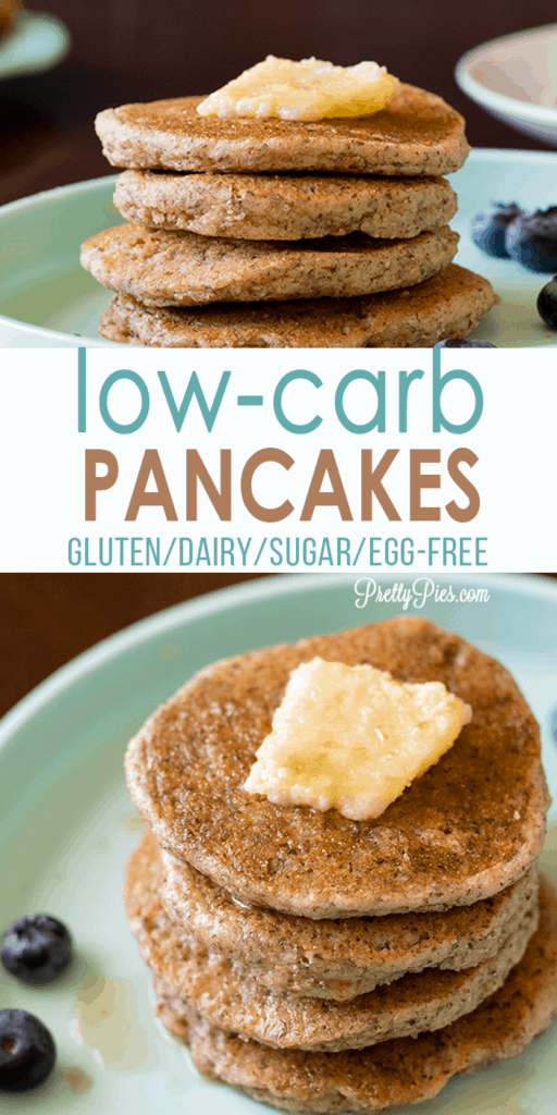 Low-Carb Pancakes (Dairy-Free, Egg-Free) PrettyPies.com