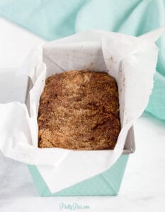 Cinnamon Bread (Low-Carb, Gluten-Free, Grain-Free, Dairy-Free, Egg-Free) PrettyPies.com