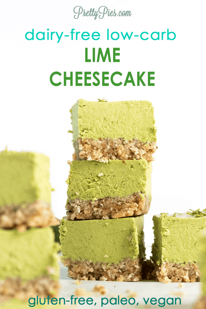 Lime Cheesecake Bites (Dairy-Free Keto Low-Carb Paleo Vegan) PrettyPies.com