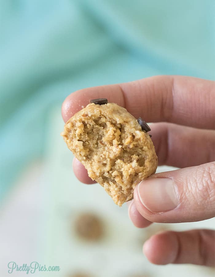 Peanut Butter Granola Balls (Low-Carb, Gluten-Free, Vegan) PrettyPies.com