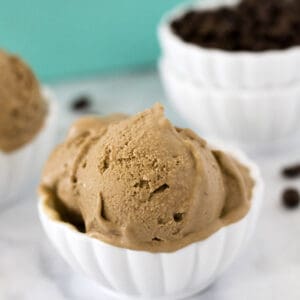 Coffee Ice Cream (Dairy-Free, Keto, Paleo, Vegan) PrettyPies.com