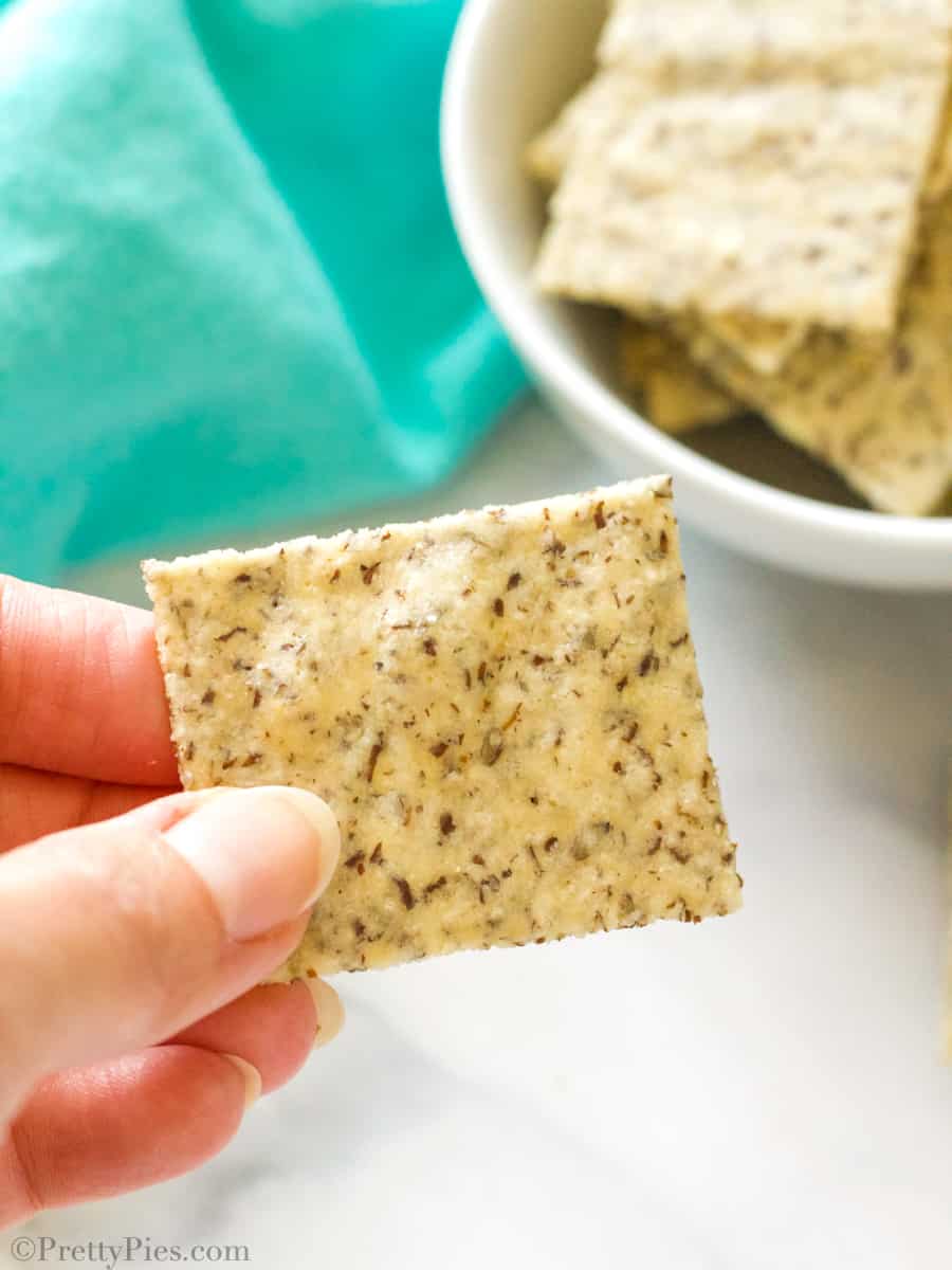 holding the best low carb crackers